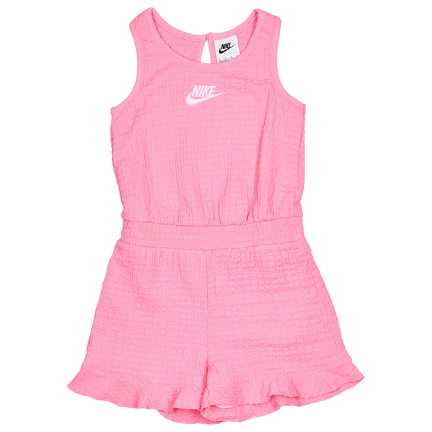 Nike Textured Romper, Kids Pink  Tracksuits,  Size 6 - 7 Years