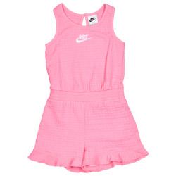Vorschule Tracksuits - Nike Textured Romper - Pink Glow-White