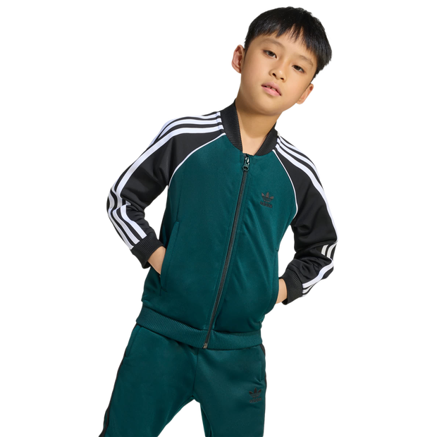 Image of Adidas Adicolor Sst Track Suit unisex Tute da ginnastica - Verde - Poly Mesh - Foot Locker035