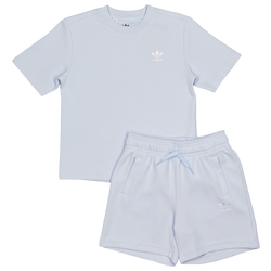 voorschools Tracksuits - adidas Loose Waffle - Crystal Sky-Crystal Sky