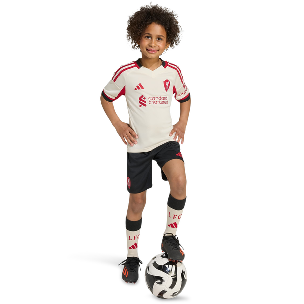 Adidas Liverpool Fc 25/26 Away Mini Kit Unisex Maglie/Repliche - Bianco - Poly Mesh - Foot Locker
