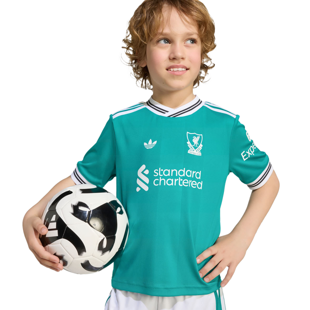 Adidas Liverpool Fc 25/26 Third Mini Kit Unisex Maglie/Repliche - Verde - Poly Mesh - Foot Locker