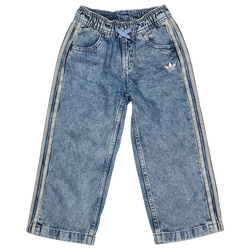 Vorschule Hosen - adidas Firebird Denim - Worn Blue Denim-Worn Blue Denim