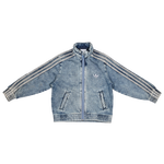 Worn Blue Denim-Worn Blue Denim