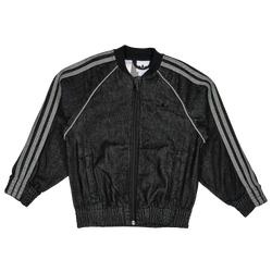 Pre School Track Tops - adidas Superstar Denim - True Black Denim-True Black Denim