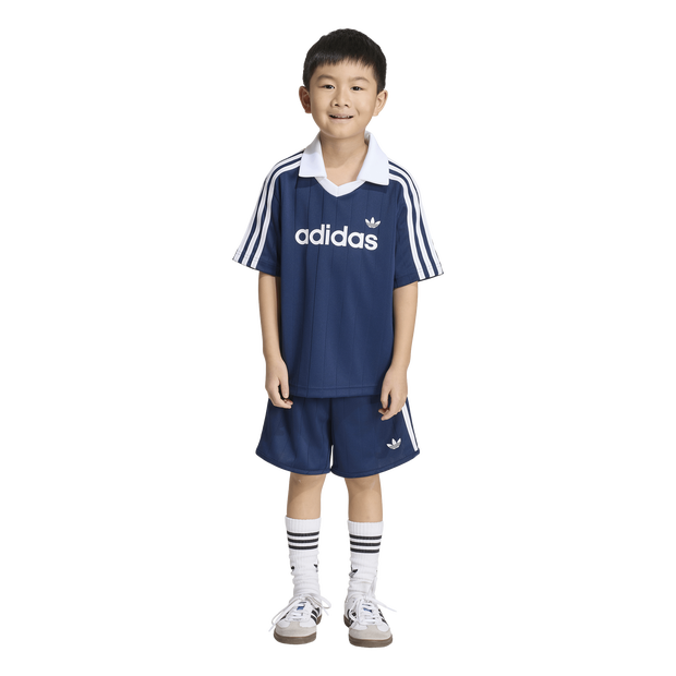 Adidas Lse Pinstr, Kids Blue  Tracksuits,  Size 4 - 5 Years