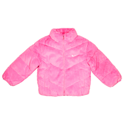 Pre School Jackets - Nike Faux Fur - Playful Pink-Playful Pink