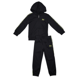 Pre School Tracksuits - Under Armour Rival Fleece - Black-Volt