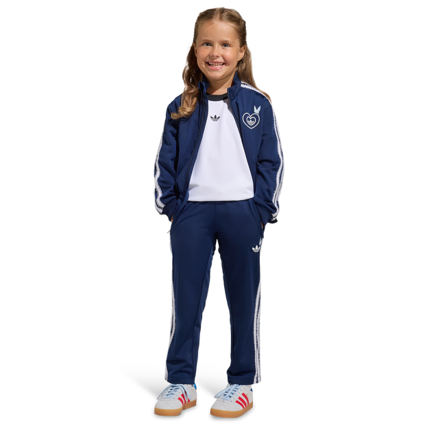 Adidas Firebird Bambini - Tute da ginnastica Blu - Taglia 123 - 128 CM - Poly Mesh