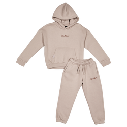 Pre School Hoodies - Street Cartel Immortal - Ash Grey-Latte