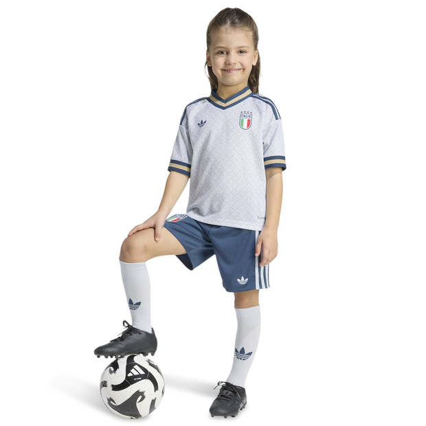 Adidas Italy Bebé Jerseys/Replicas - Azul - Talla 93 - 98 CM - Poly Mesh