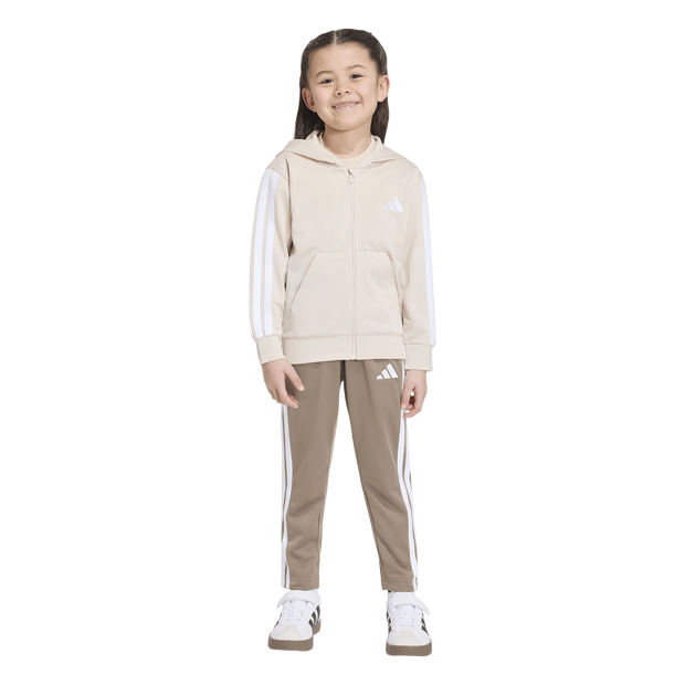 Adidas Essentials Tracksuit Unisex Tracksuits - White - Size 5 - 6 Years - Poly Mesh