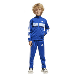 Pre School Tracksuits - adidas Seasonal Essentials Tiberio Track Suit - Royal Blue-White