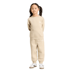 Scuola materna Tracksuits - adidas Loose Crew Jogger Set - Khaki Three-Khaki Three