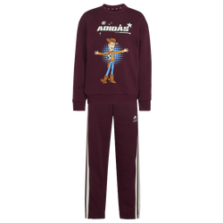 Pre escolar Pantalones - adidas Pixar Toy Story Jogger - Maroon-Off White