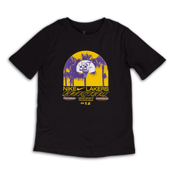 Primaria y colegio T-Shirts - Nike Nba La Lakers - Black-Black