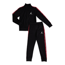 Grade School Tracksuits - Jordan Air - Black-Black