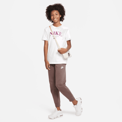 Primaire-College Pantalons - Nike Club - Plum Eclipse-White