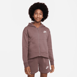 Primaire-College Hoodies - Nike Club - Plum Eclipse-White