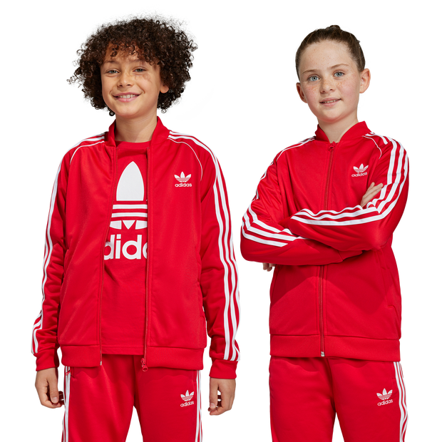 Adidas Superstar Primeblue - Grade School Track Tops