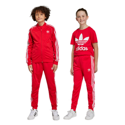 Primaire-College Pantalons - adidas Superstar - Better Scarlet-Better Scarlet