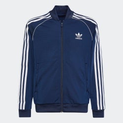 Grade School Track Tops - adidas Adicolor Superstar - Night Indigo-Night Indigo