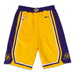 Grade School Shorts - Nike Nba Lakers Swingman Icon - Amarillo-Amarillo