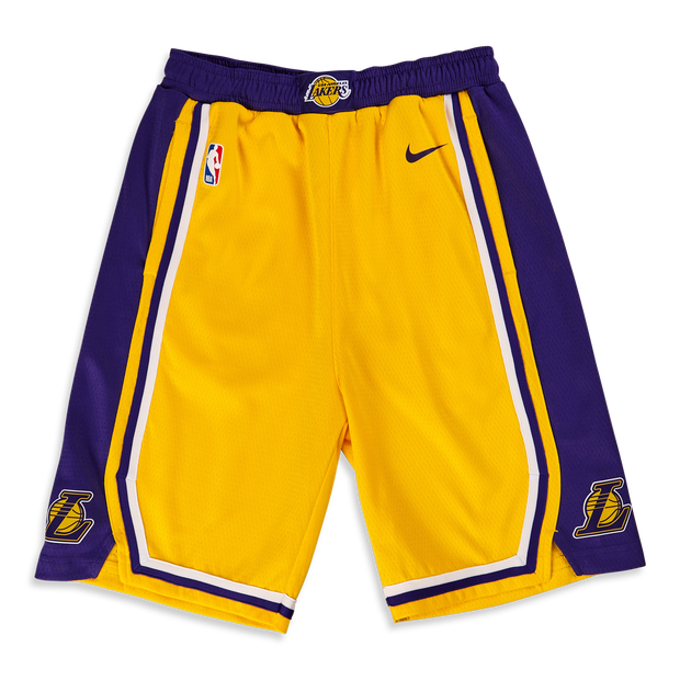 Nike Nba Lakers Swingman Icon - Grade School Shorts
