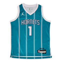 Grundschule Jerseys/Replicas - Nike Nba L.Ball Hornets Swingman - Rapid Teal-Rapid Teal