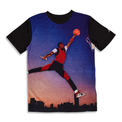 Grundschule T-Shirts - Jordan Jumpman - Black-Concord-University Red