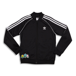 Grade School Track Tops - adidas Hello Kitty - Black-Black