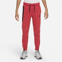 Grundschule Hosen - Nike Tech Fleece - Lt Univ Red Htr-Black-Black