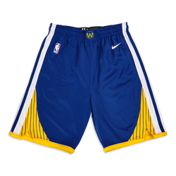 Primaria y colegio Shorts - Nike Nba Warriors Swingman Icon - Rush Blue-Rush Blue