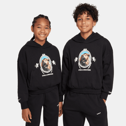 Grade School Hoodies - Nike Lebron James - Black-Pale Ivory-Pale Ivory