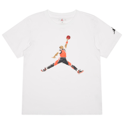 Grade School T-Shirts - Jordan Gfx - White-White