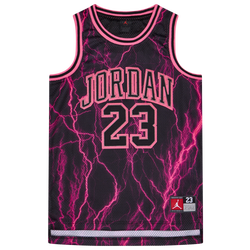 Grade School Vests - Jordan 23 - Black-Hyper Pink