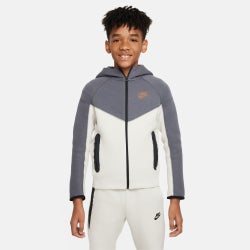 Grundschule Hoodies - Nike Tech Fleece - Dark Grey-Light Bone