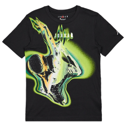 Grade School T-Shirts - Jordan Gfx - Black-Black