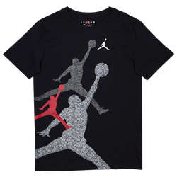 Grade School T-Shirts - Jordan Gfx - Black-Black