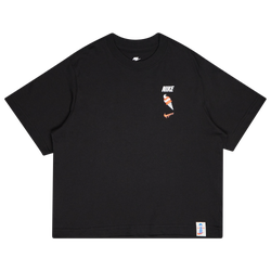 Grade School T-Shirts - Nike Gfx - Black-Black