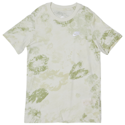 Grundschule T-Shirts - Nike Club Aop - Sea Glass-Olive Aura