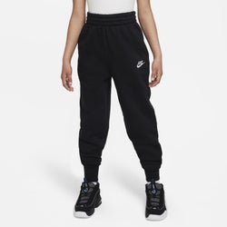 Grade School Pants - Nike Club - Black-Black-White