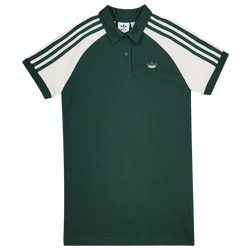 Grade School Dresses - adidas Sport Olympic - Mineral Green-Off White