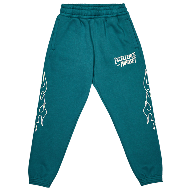 Image of Puma Basketball Caution unisex Pantaloni - Verde - Pile di cotone - Foot Locker035