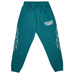 Grade School Pants - Puma Basketball Caution - Cold Green-Cold Green