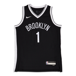 Grade School Jerseys/Replicas - Nike Nba M.Bridges Nets Swingman - Black-Black