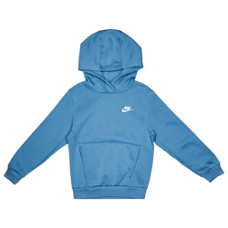 Grundschule Hoodies - Nike Club - Aegean Storm-White