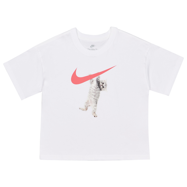 Image of Nike Boxy Hang In There unisex Magliette - Bianco - Foot Locker035