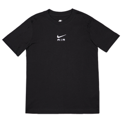 Grade School T-Shirts - Nike Air - Black-Black