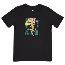 Grade School T-Shirts - Nike Gecko - Black-Black